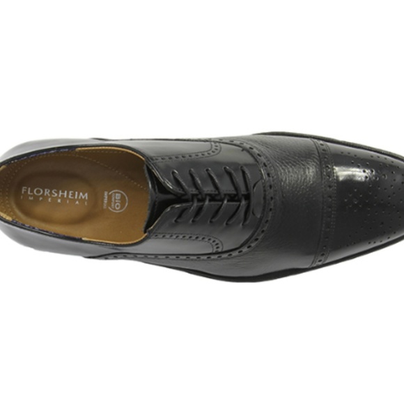 Florsheim Otavio Perf Cap Toe Oxford Dress Shoe - Picture 4 of 8